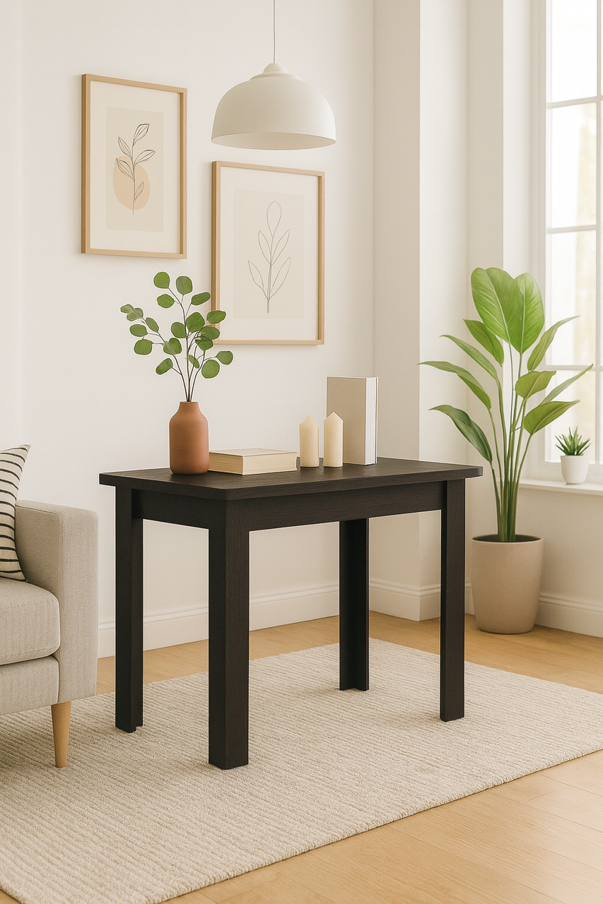 Обідній стіл Kompanit КС-6 100х60 см Венге темний (892476071)