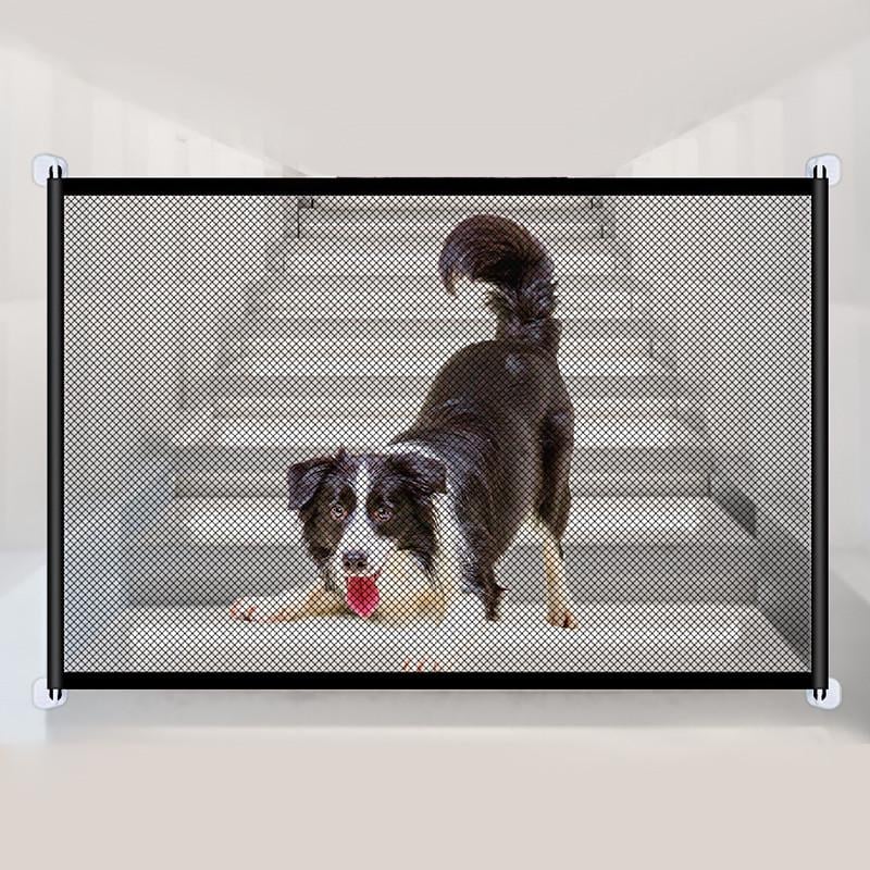 Перегородка-сетка на двери Lesko DT116 для животных и маленьких детей 180х72 см (22391948) - фото 3