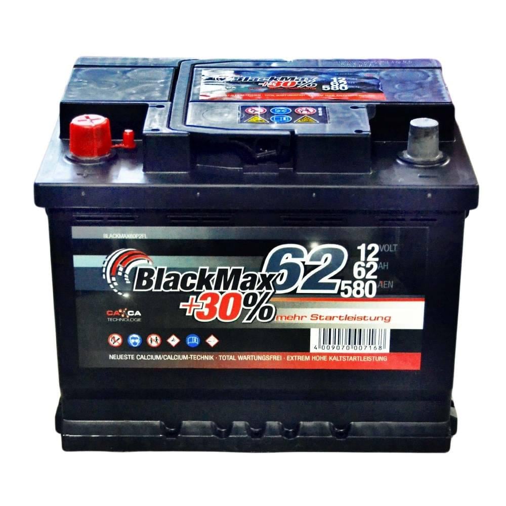 Аккумулятор автомобильный BlackMax 6СТ-62 Ah Аз 580A EN B5005 (23056)