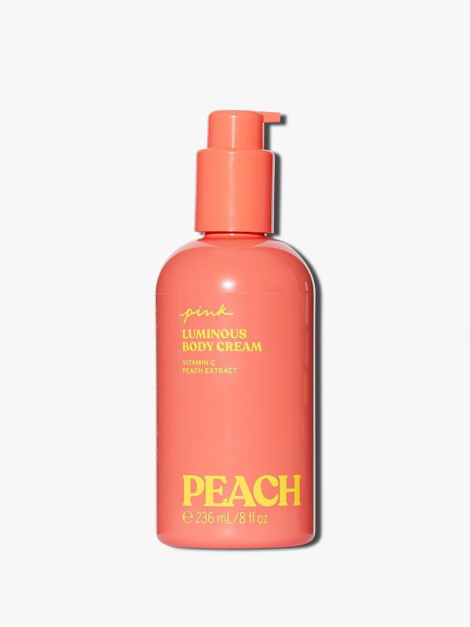 Крем для тела с шиммером Victoria Secret PINK Peach Luminous Body Cream, 236 мл (2304643745)