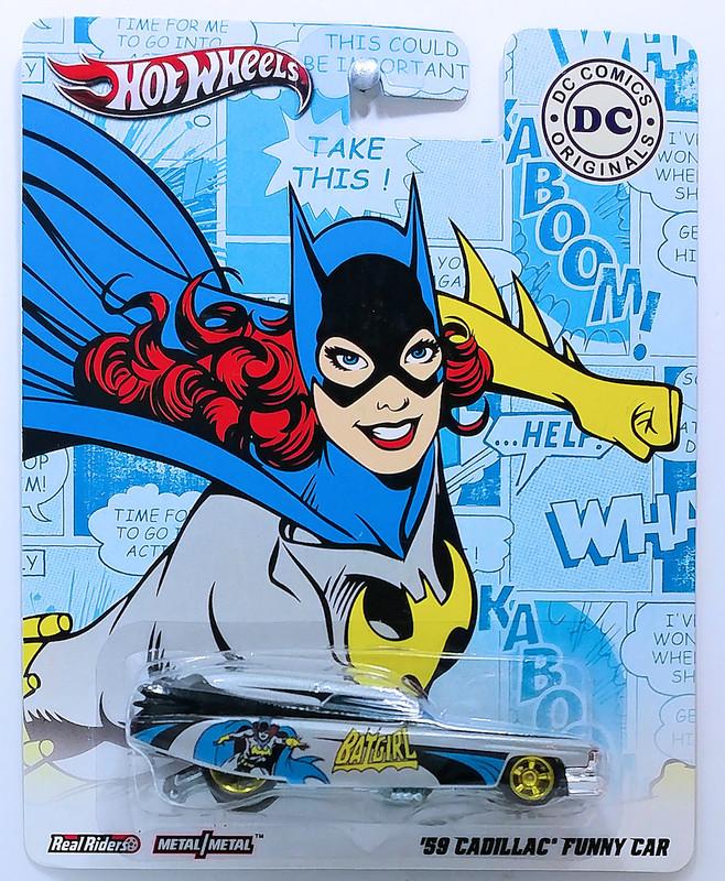 Игрушечная машинка Hot Wheels Premium 59 Cadillac Funny Car 2012 Nostalgic Brands DC Comics Batgirl (W6669) Игрушечная машинка Hot Wheels Premium 59 Cadillac Funny Car 2012 Nostalgic Brands DC Comics Batgirl (W6669)