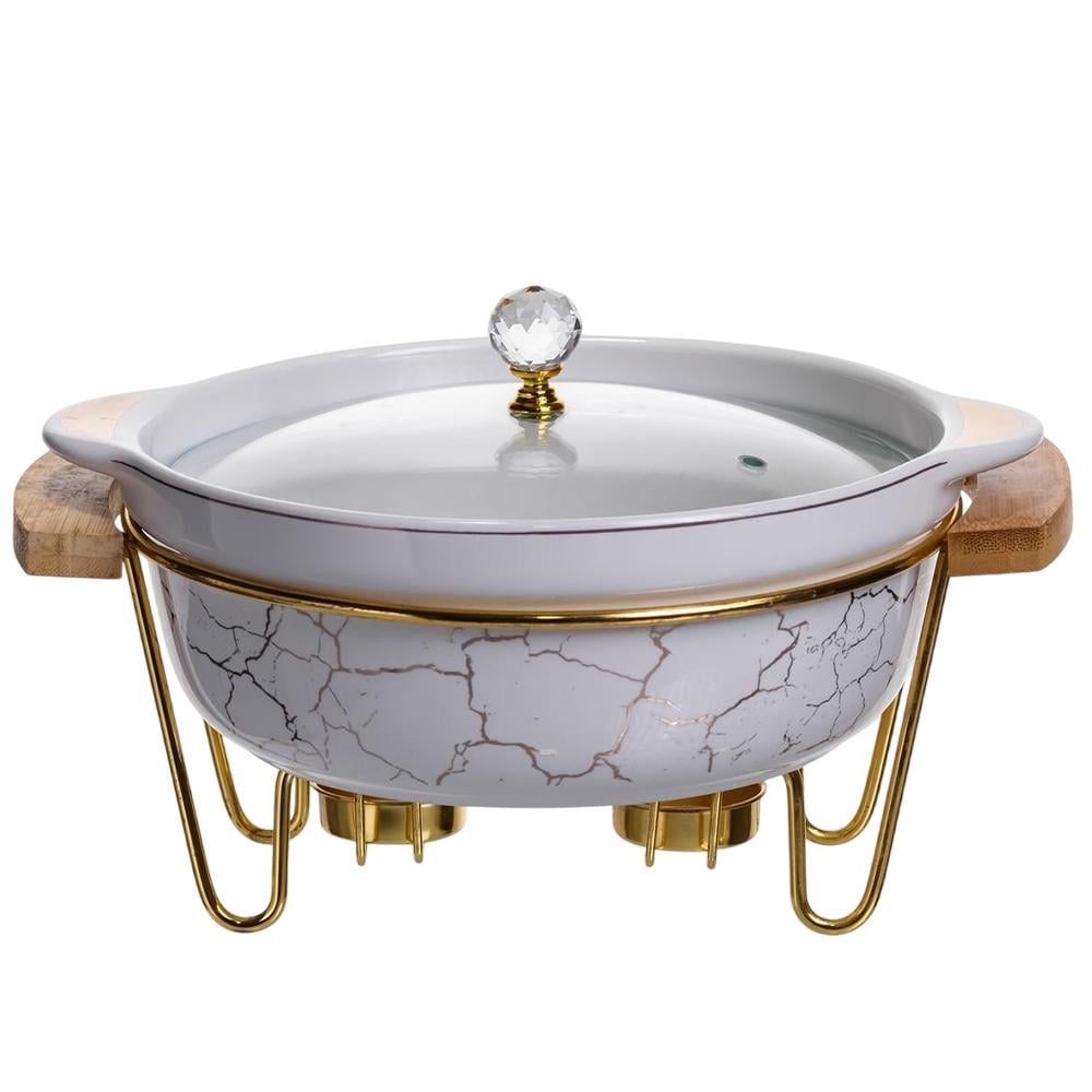 Мармитница фарфоровая для первых блюд 1,3 л (LC-711)