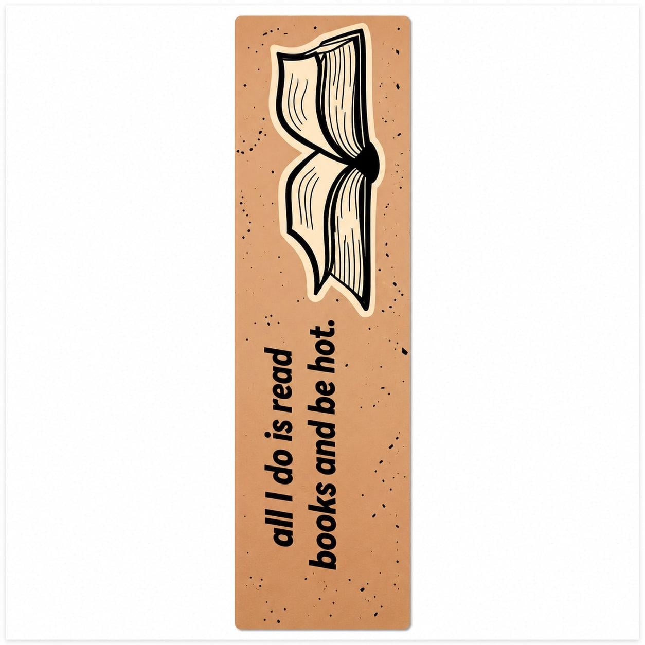 Закладка для книг картонна All I Do Is Read Books and Be Hot Бежевий (37242669)