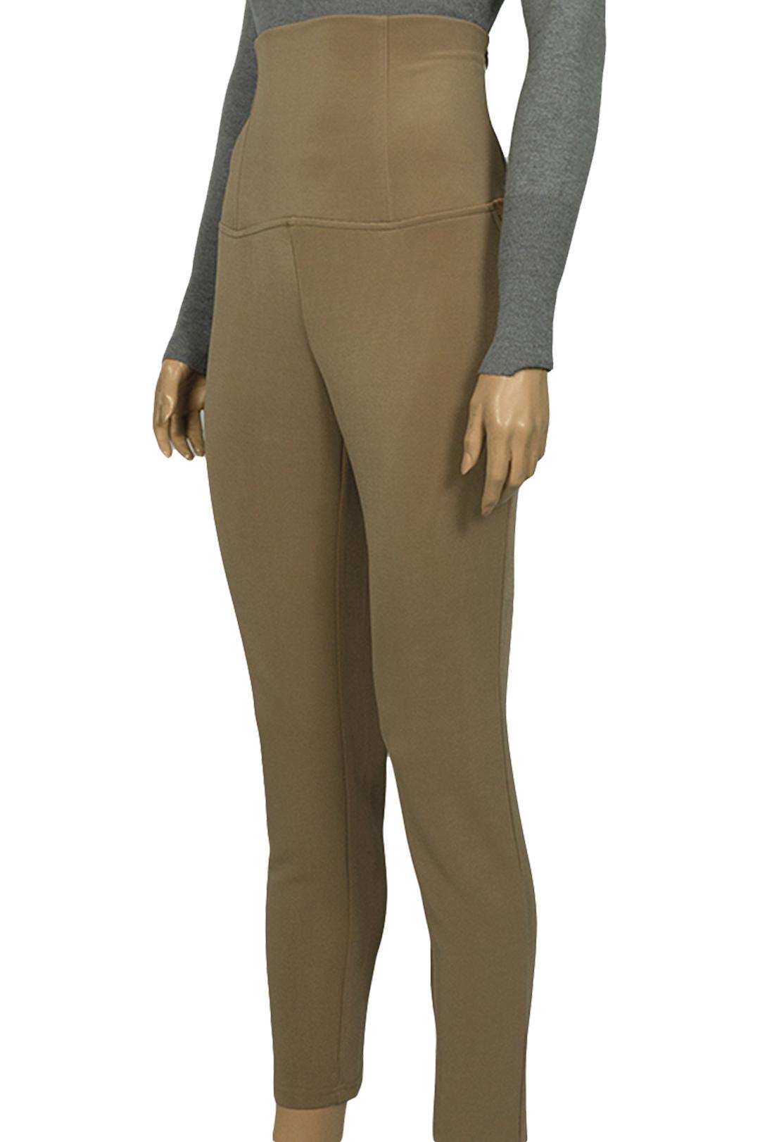 Брюки жіночі демісезонні Forza Viva FV-122943-1 з завищеною талією р. 46 Бежевий (17852297) - фото 3 Брюки жіночі демісезонні Forza Viva FV-122943-1 з завищеною талією р. 46 Бежевий (17852297) - фото 3