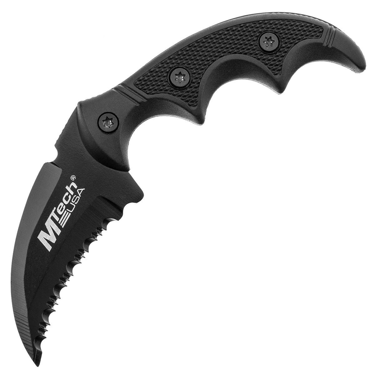 Нож боевой Master Cutlery Karambit 5" Fixed Blade армейский Black (MT-20-63BK)