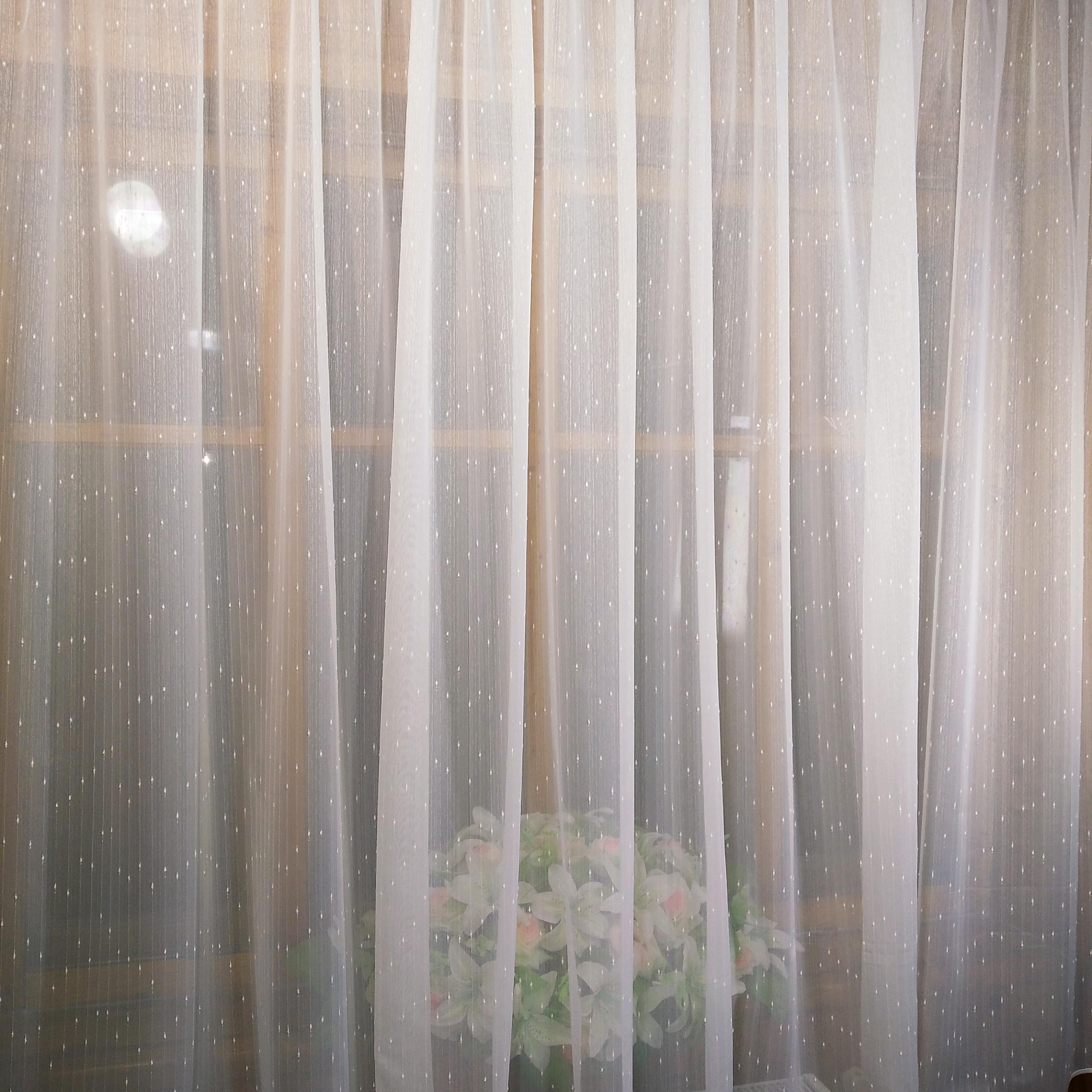 Занавеска короткая готовая Классик Молочный дождь - фото 2 Занавеска короткая готовая Классик Молочный дождь - фото 2