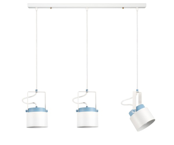 Подвесные прожекторы на планке Scandi Collection White/Blue (PL-SC0003-3/WH-BLU)