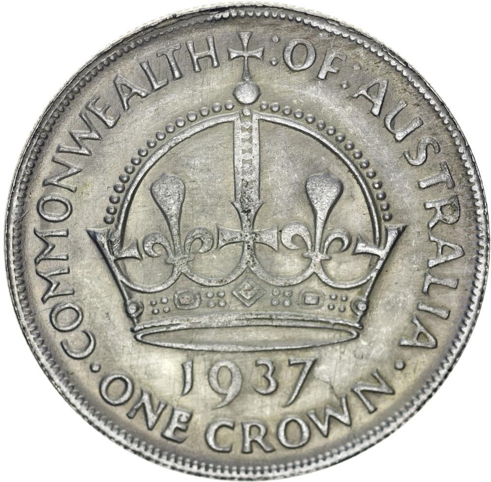 Коллекционная монета Австралия 1 крона 1937 VF-XF Сувенир