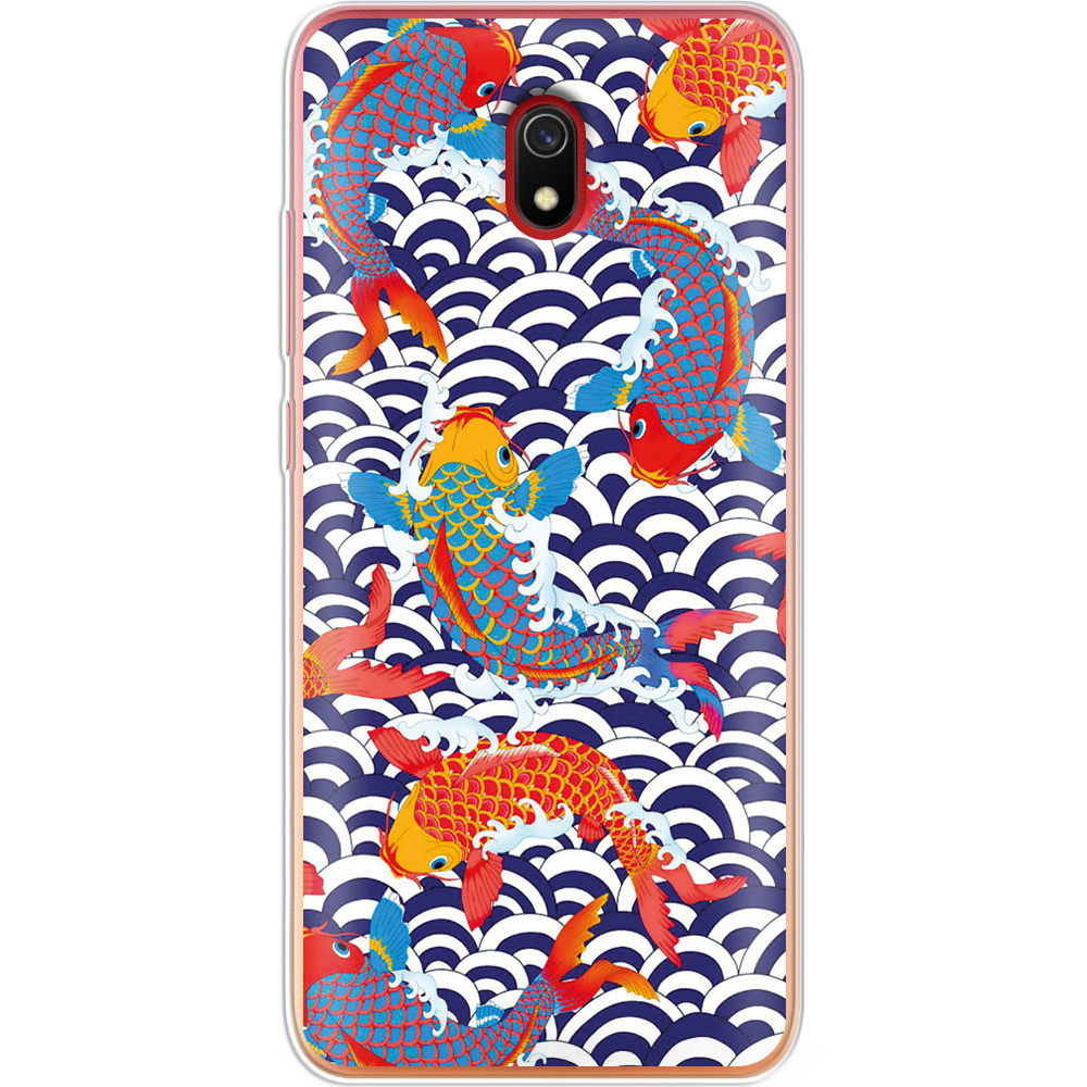 Чехол Boxface Xiaomi Redmi 8A Koi Fish Прозрачный силикон (38341-up2477-38341)