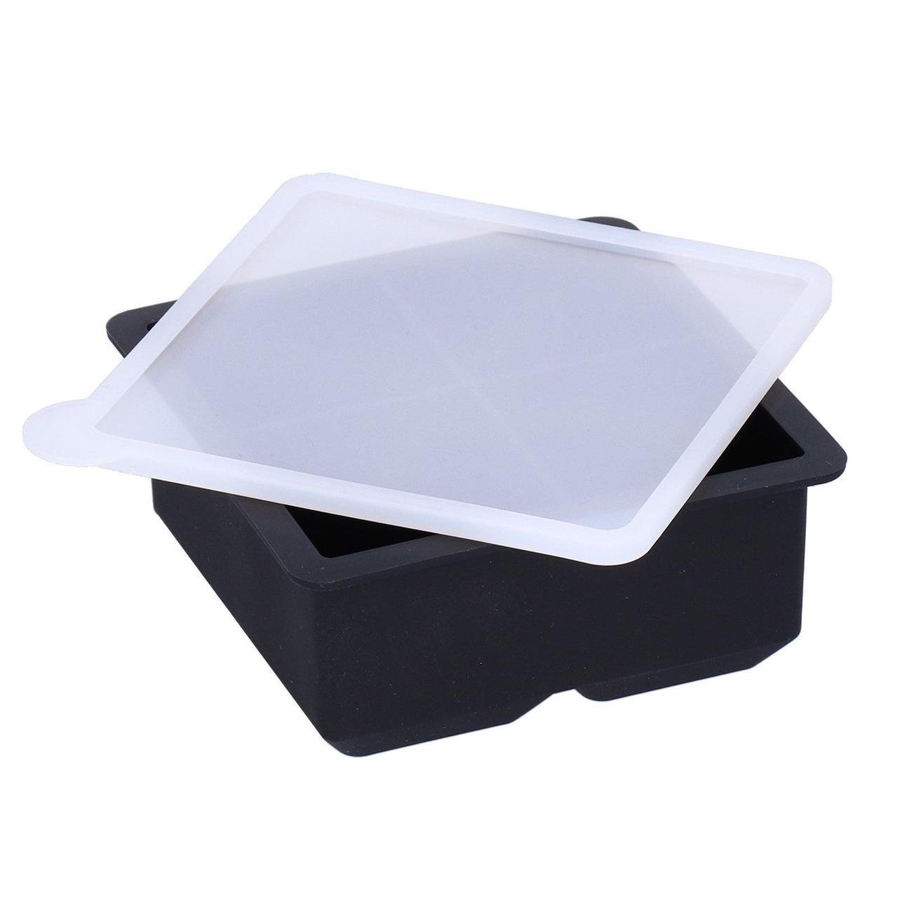 Форма для льоду силіконова 4 комірки Чорний (К1349)