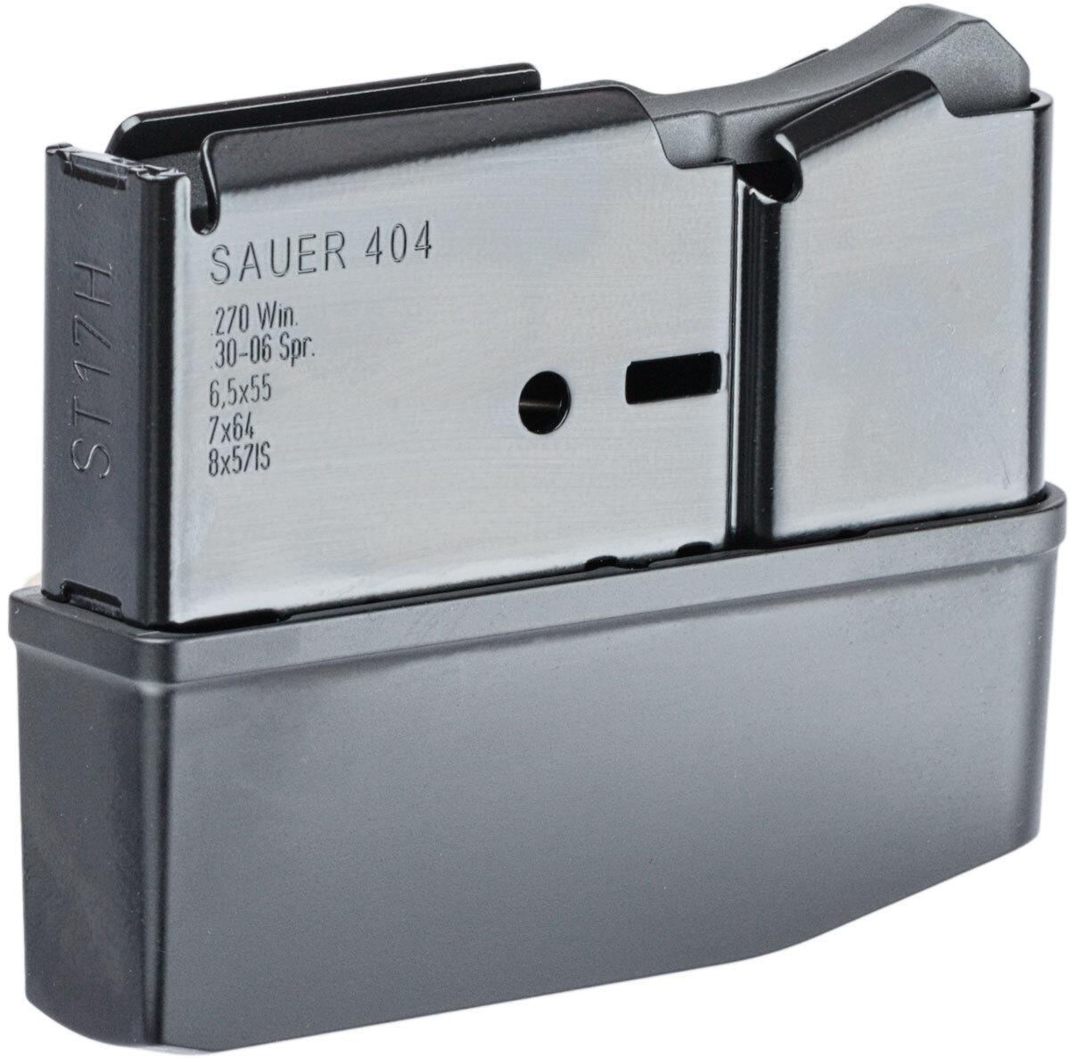 Магазин для карабина Sauer S 404 калибр 6,5х55 SE 270 Win 7х64 30-06 Springfield 5 патронов - фото 2 Магазин для карабина Sauer S 404 калибр 6,5х55 SE 270 Win 7х64 30-06 Springfield 5 патронов - фото 2