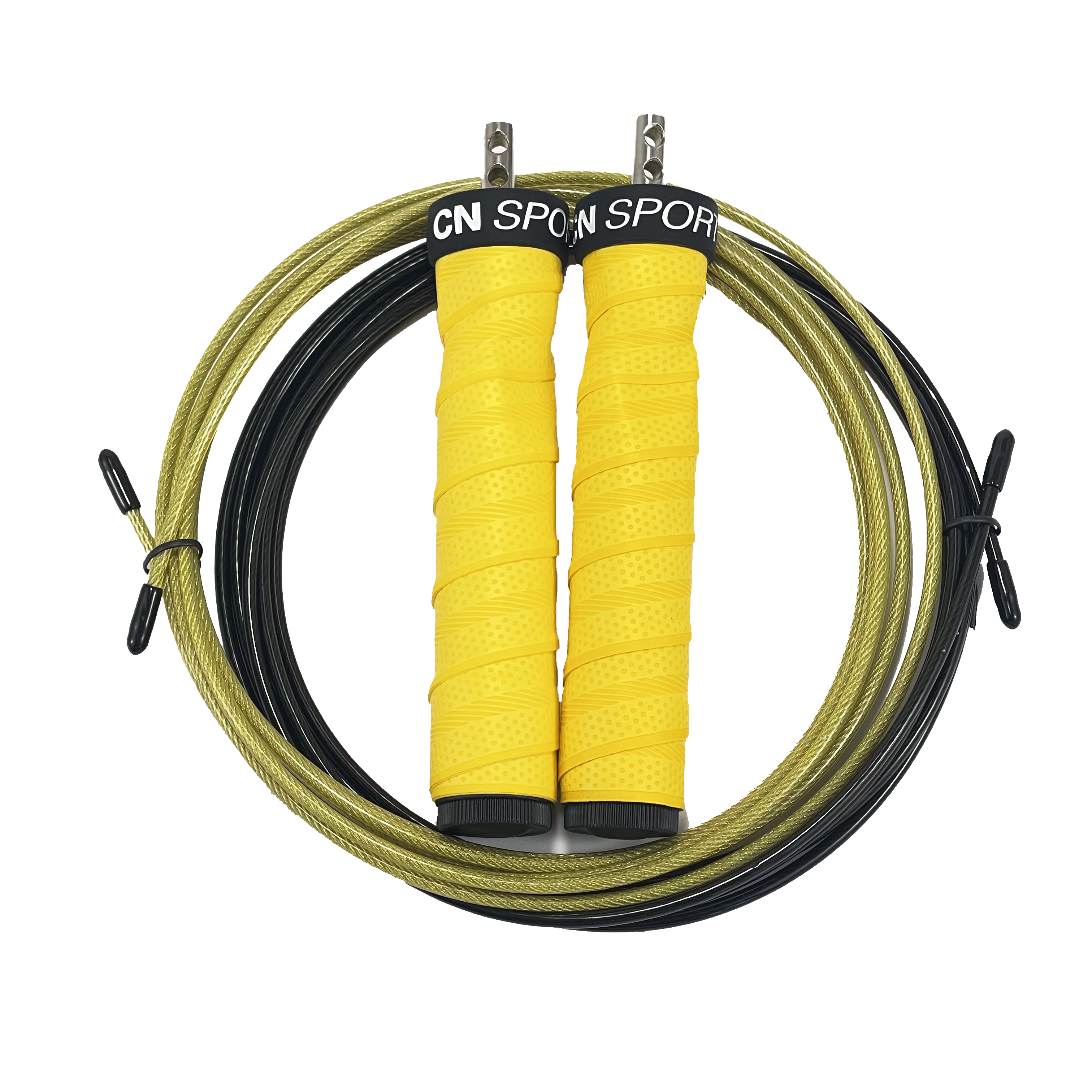 Скакалка скоростная для кроссфита CN SPORT Speed Rope PRO+ Yellow (UF12461) - фото 1