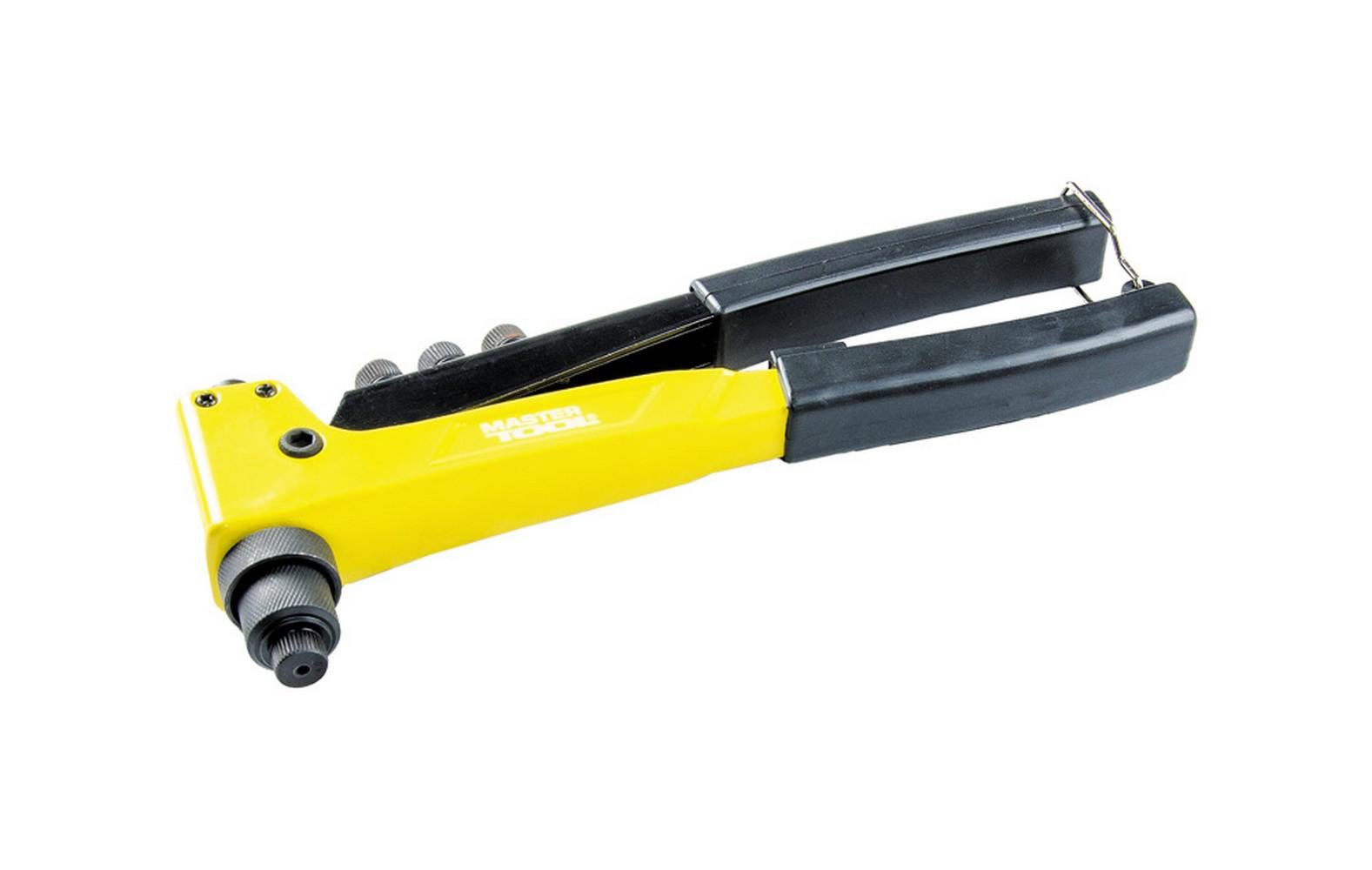 Пістолет для заклепок MasterTool ПРОФІ 250 мм CrMo Ø 2,4/3,2/4/4,8 мм (21‑0701)