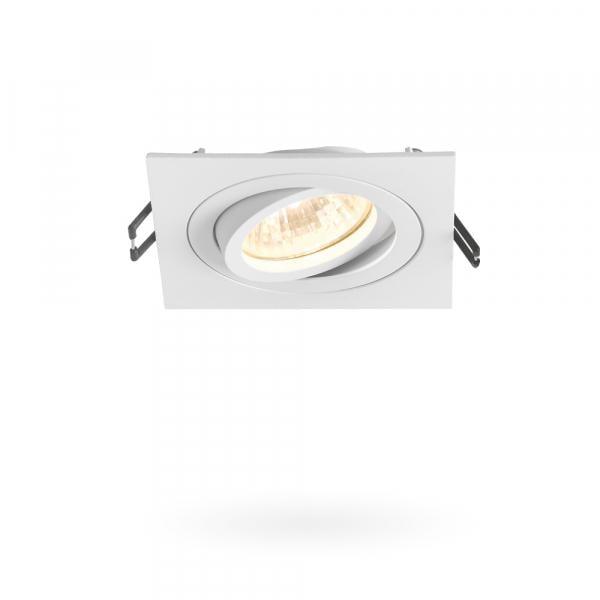 Світильник Videx під лампу GU10 врізний квадрат Білий (VL-SPF08S-W) Світильник Videx під лампу GU10 врізний квадрат Білий (VL-SPF08S-W)