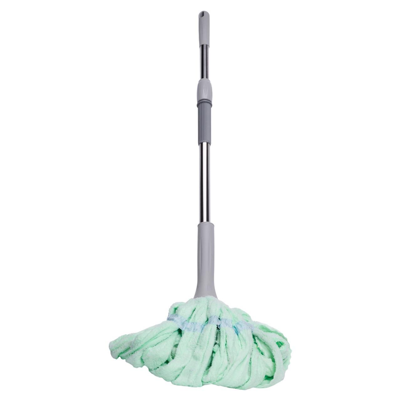 Швабра телескопическая для мытья пола с самоотжимом Мятный (A-035229)