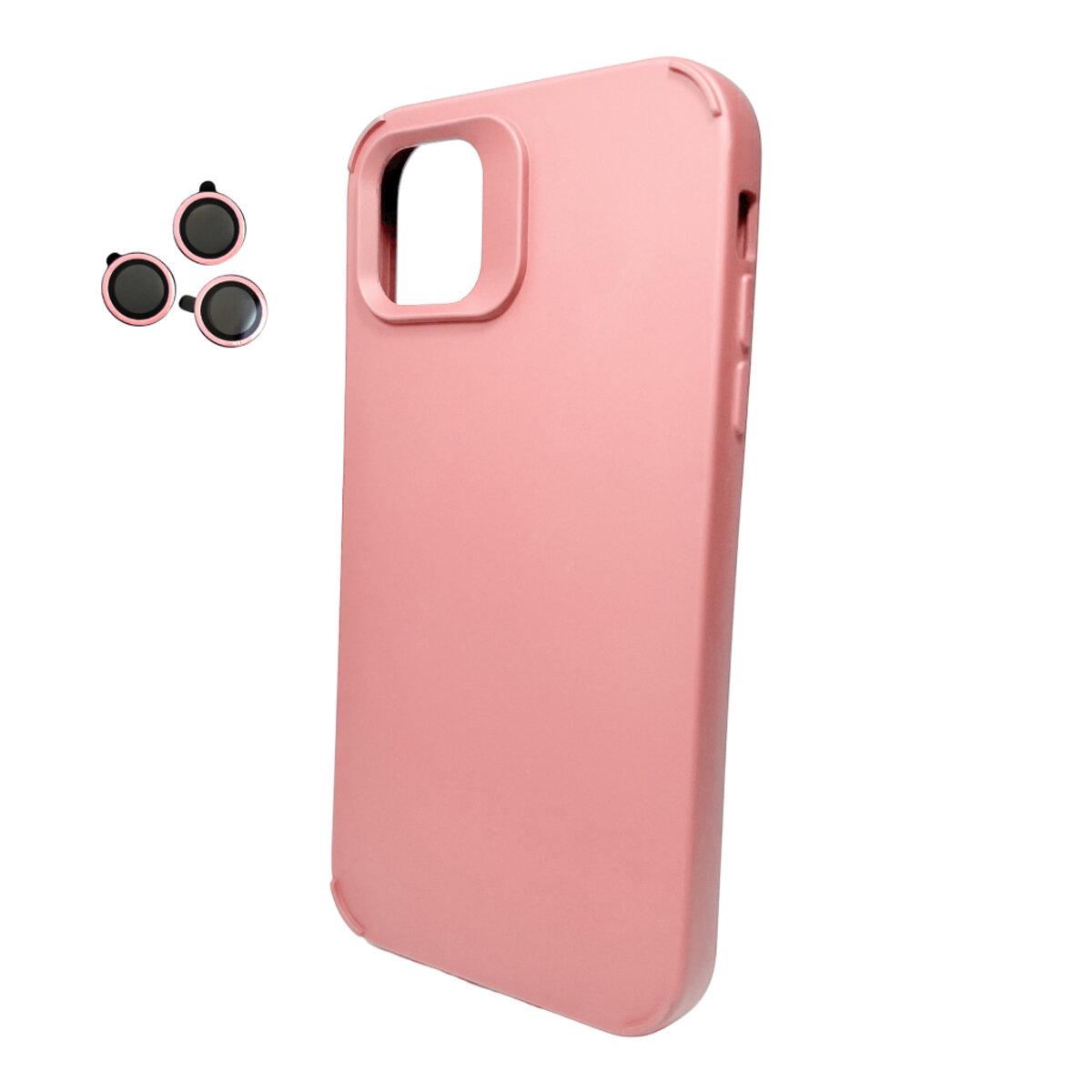 Противоударный чехол Cosmic Silky Cam Protect для Apple iPhone 12 Pro Max Pink