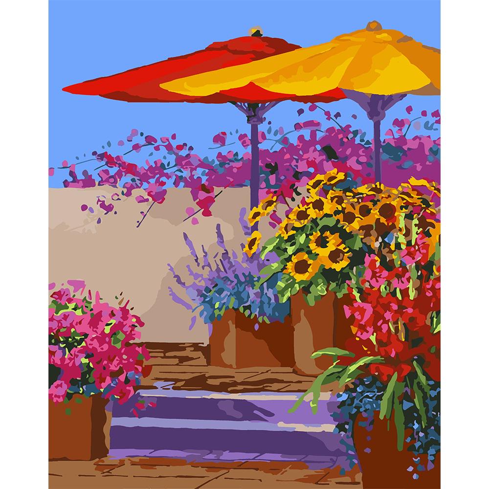 Картина по номерам SANTI Яркое лето 40х50 см (954485)