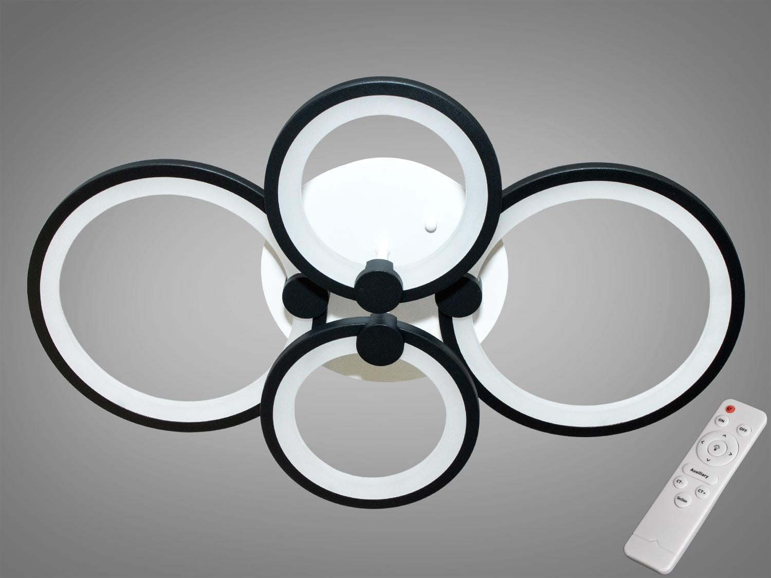 Люстра LED сверхяркая Diasha 8022/4BK 70W Черный