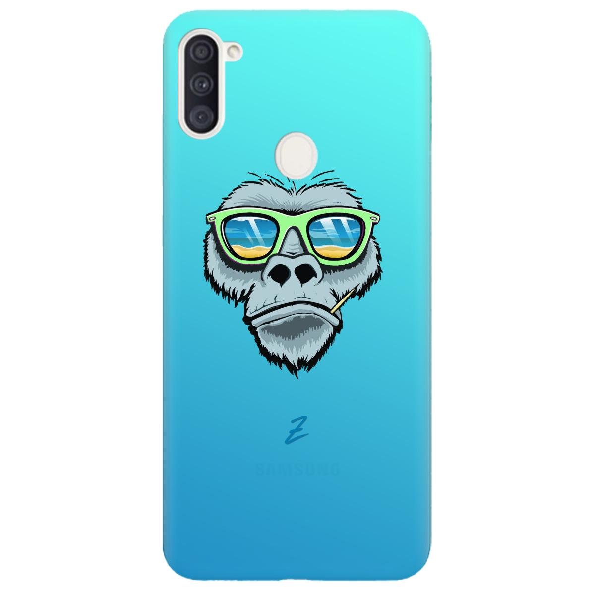 Силіконовий чохол Zorrov для Samsung Galaxy A11 - Monkey (14140040057099891)