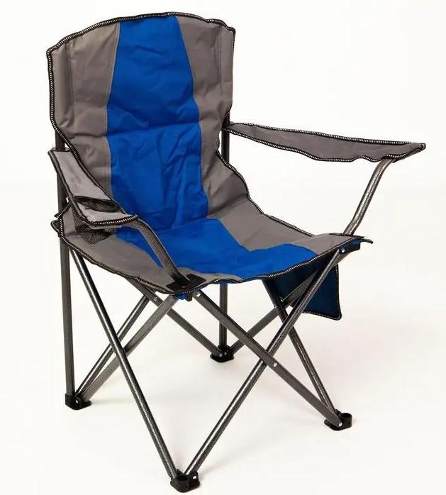 Кресло туристическое раскладное Stenson MH-3076S для рыбалки и пикника 55х55х95 см