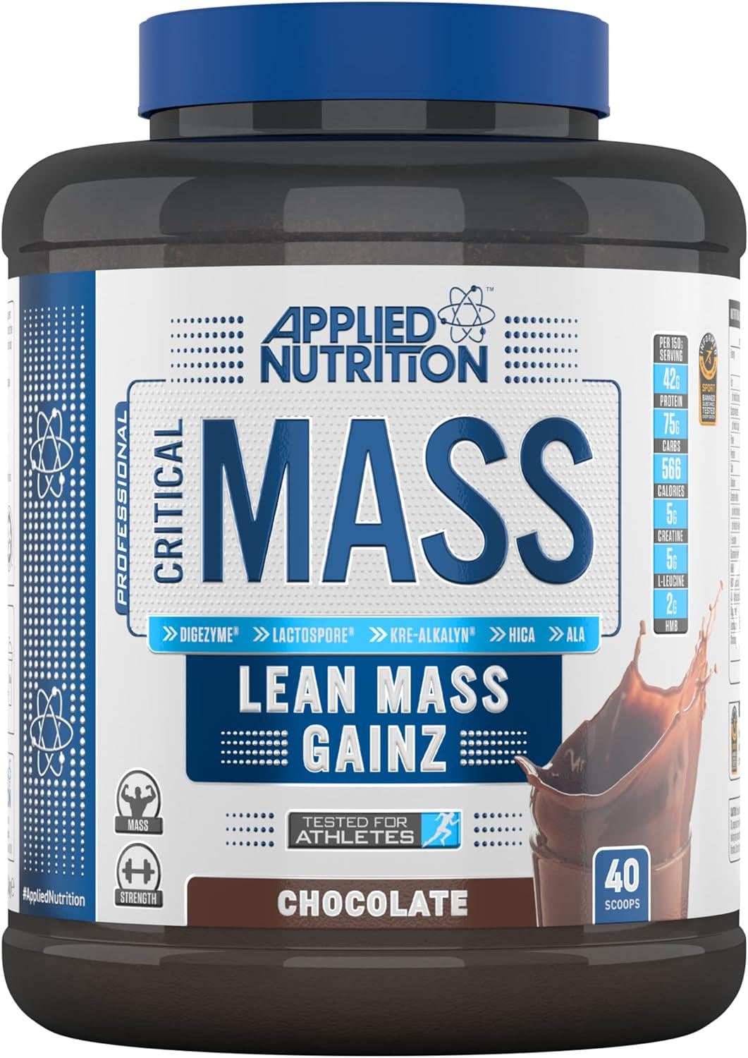 Гейнер Applied Nutrition Critical Mass Professional Chocolate 2,4 кг