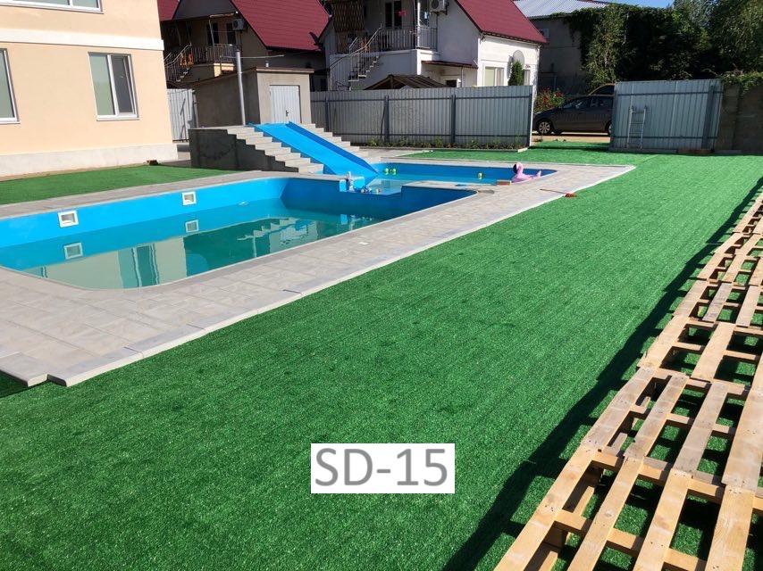 Искусственная трава для улицы ecoGrass SD-15 2х0,5 м - фото 9