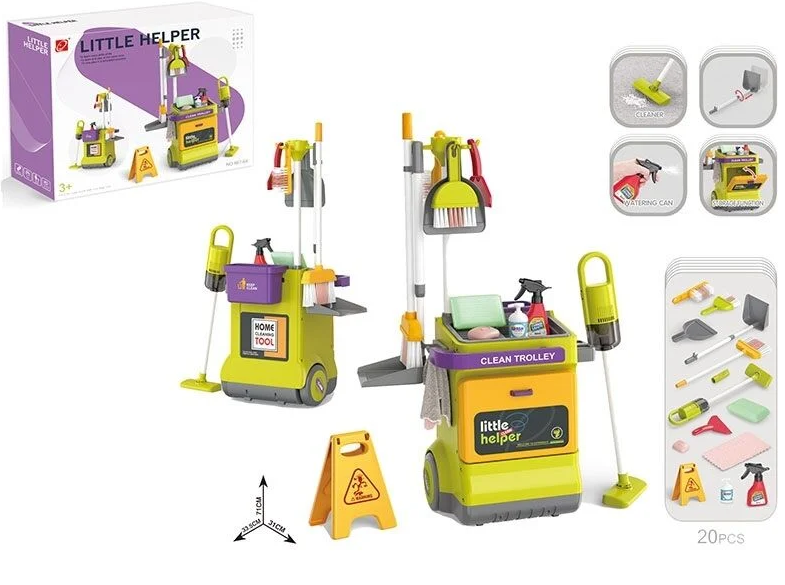 Набір для прибирання ігровий 667-64 пилосос/пульверизатор/щітка/швабра (149528) - фото 3 Набір для прибирання ігровий 667-64 пилосос/пульверизатор/щітка/швабра (149528) - фото 3