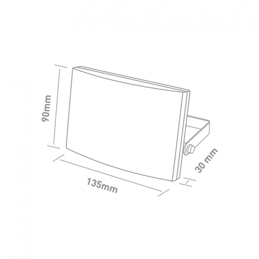 Світлодіодний прожектор Maxus FL-03 20W 5000K Black - фото 3