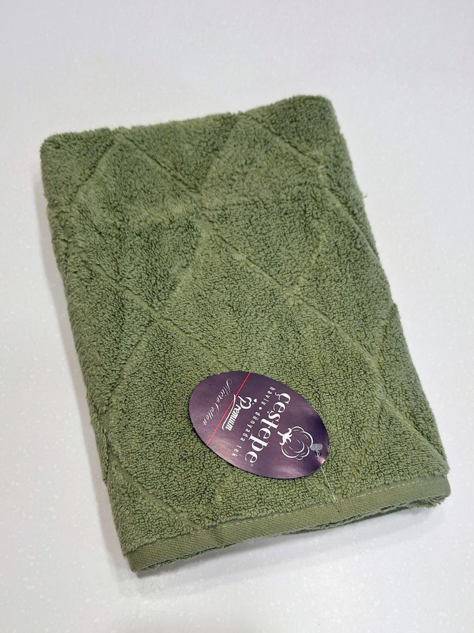 Полотенце для лица махровое Cestepe Microcotton Premium 50x90 см Зеленый (1206)