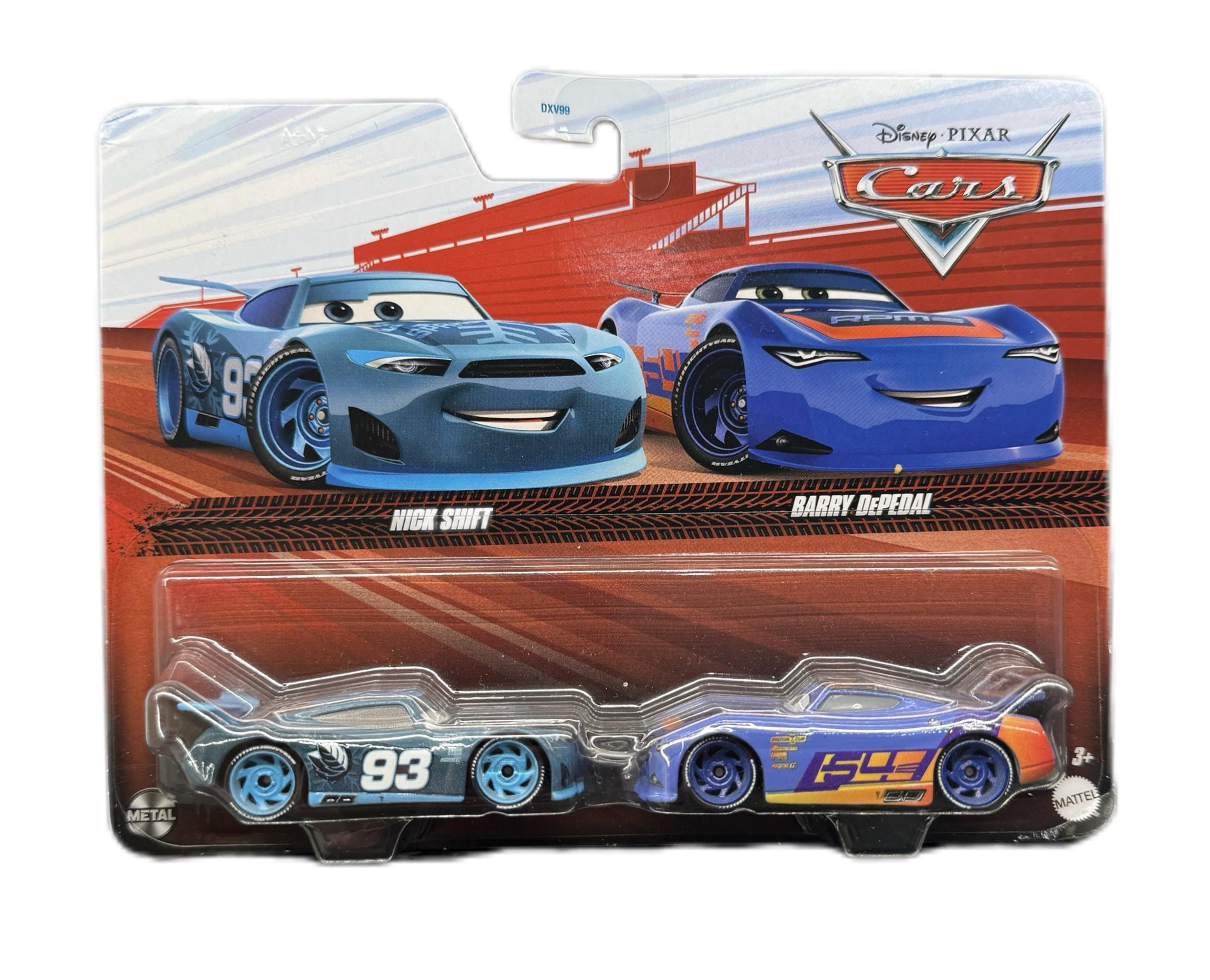 Набор машинок Тачки Mattel Disney Pixar Cars Nick Shift и Barry DePedal Набор машинок Тачки Mattel Disney Pixar Cars Nick Shift и Barry DePedal
