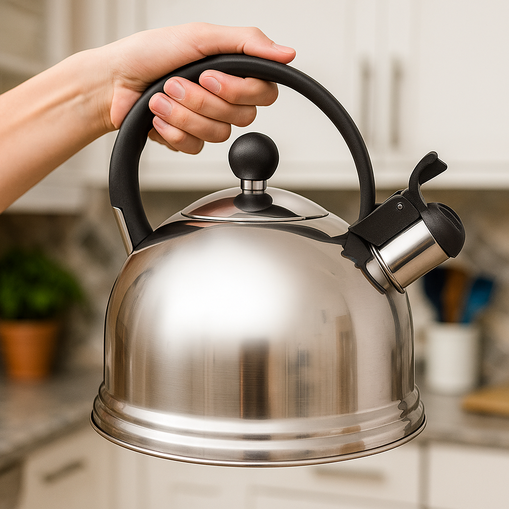 Чайник для плиты DoubleBase со свистком нержавеющая сталь/двойное дно 2,5 л (28410807) - фото 5 Чайник для плиты DoubleBase со свистком нержавеющая сталь/двойное дно 2,5 л (28410807) - фото 5