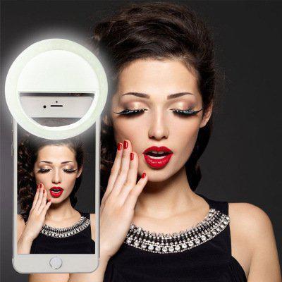 Кільце селфі Protech Selfie Ring Light XJ-01WH White (870821397) - фото 9