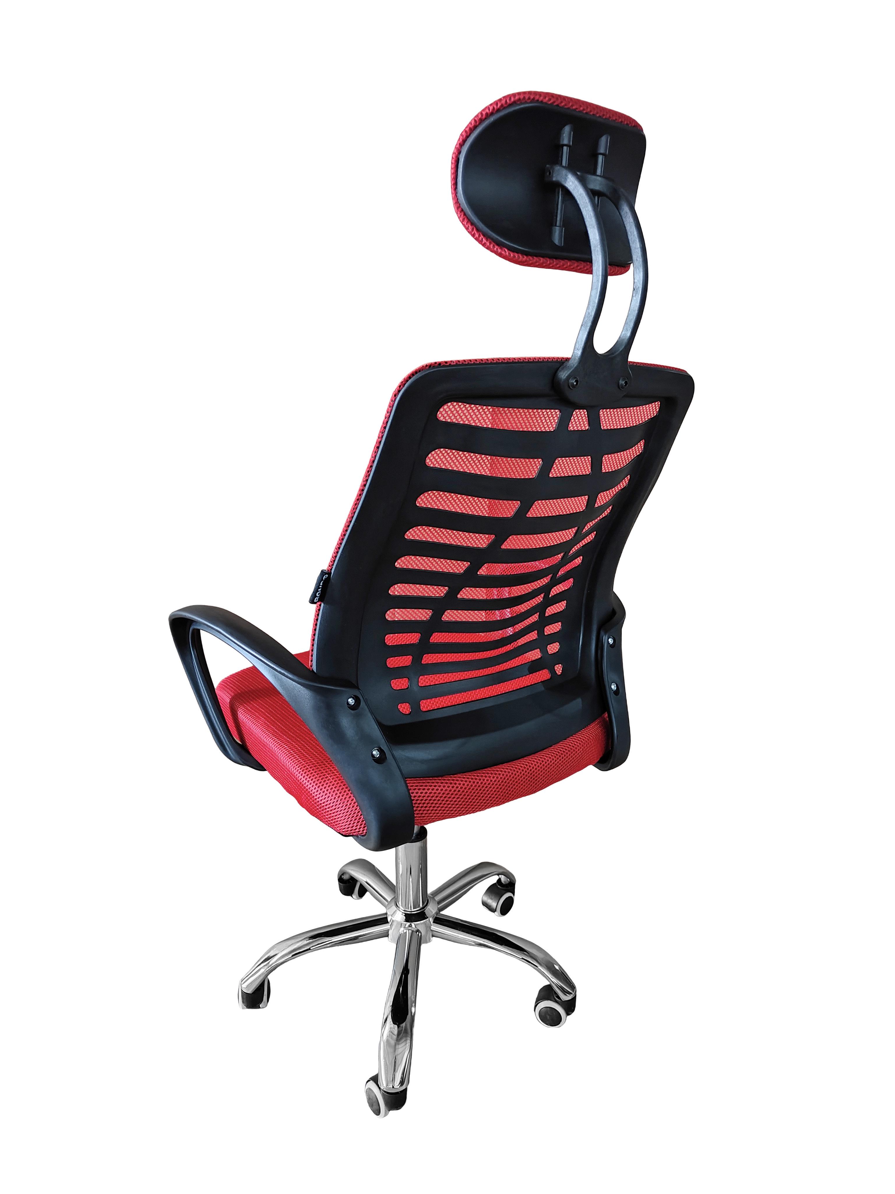 Крісло офісне комп'ютерне Bonro B-6200 Червоний (4585) - фото 5 Крісло офісне комп'ютерне Bonro B-6200 Червоний (4585) - фото 5