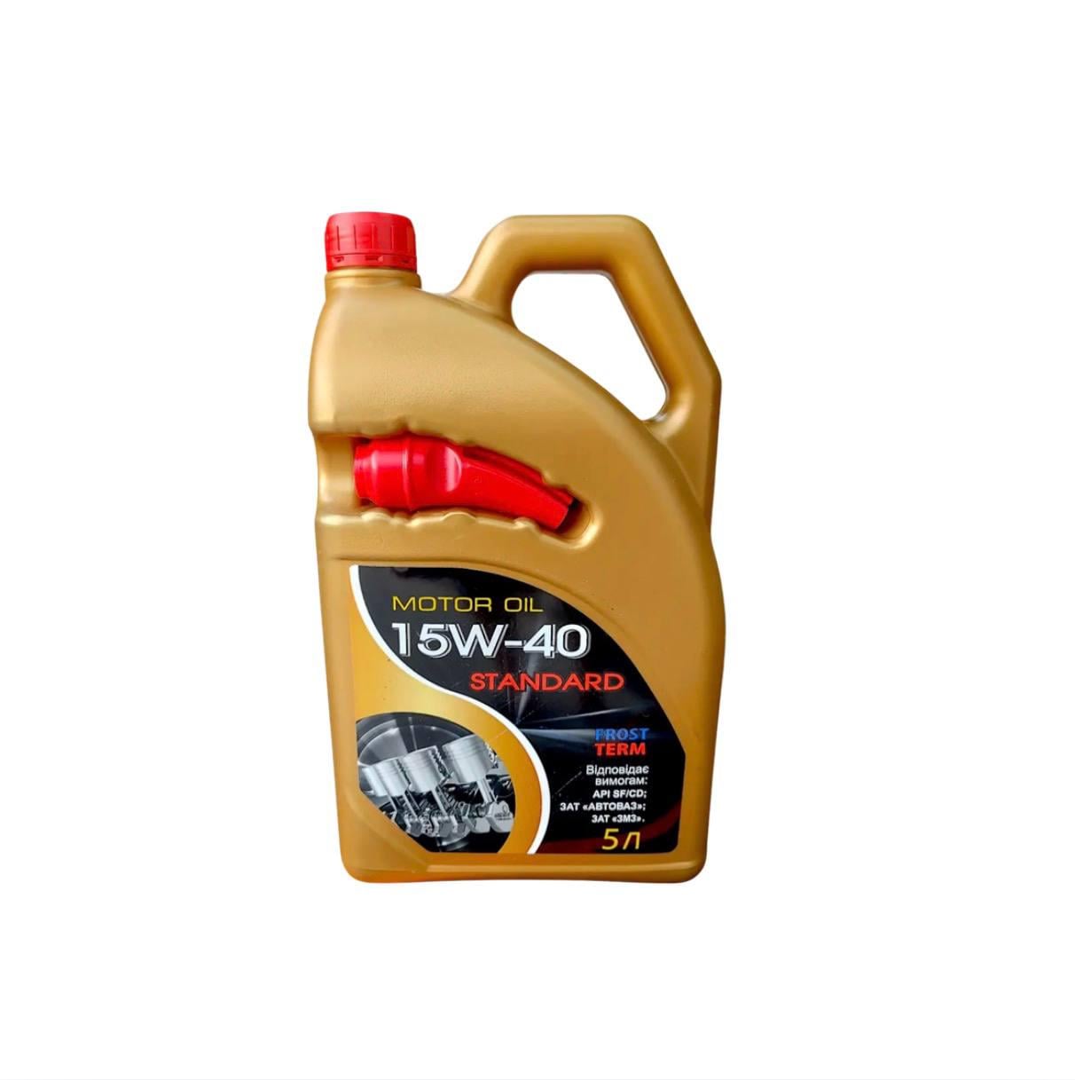 Масло моторное FROSTTERM Standard 15W-40 SF/CD 5 л