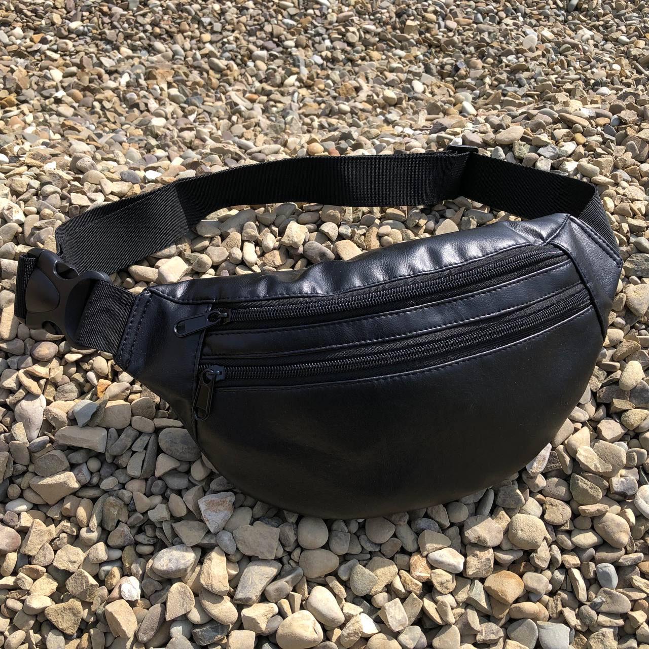 Сумка на пояс из эко-кожи Черный - фото 25 Сумка на пояс из эко-кожи Черный - фото 25