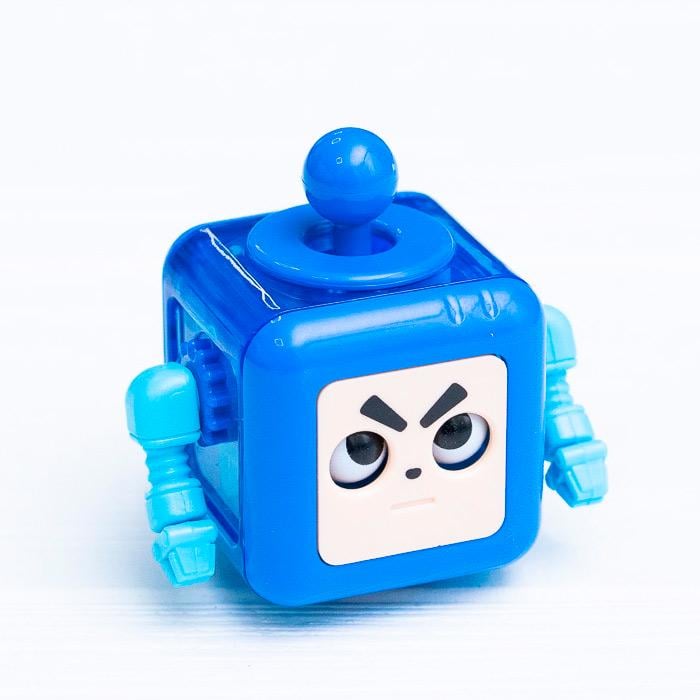 Антистресс кубик Robot Синий (23281088) - фото 1