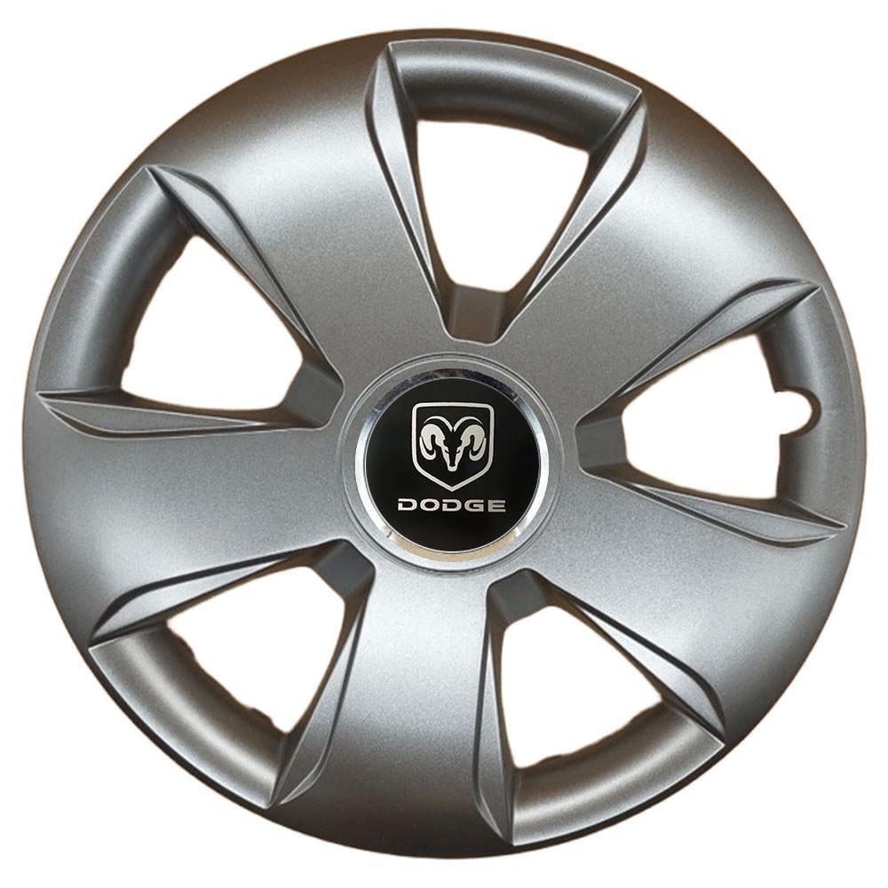 Колпаки SJS 102 с логотипом Dodge 4 шт. R13 Серебряный (2789080492)