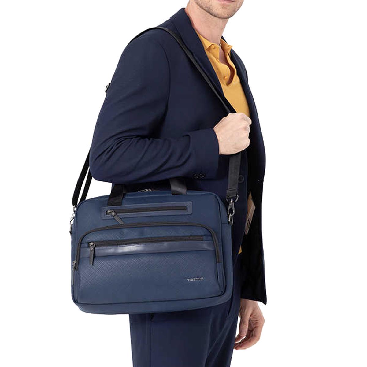 Сумка дорожня Tigernu T-L5207 для ноутбука до 14,1" 11 л Синій (TGN-T-L5207-2618) - фото 9 Сумка дорожня Tigernu T-L5207 для ноутбука до 14,1" 11 л Синій (TGN-T-L5207-2618) - фото 9