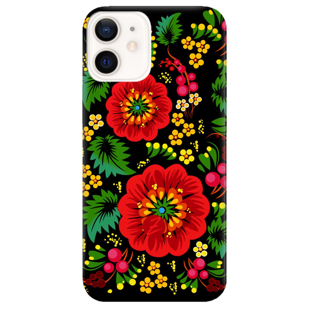 Силіконовий чохол Zorrov для Apple iPhone 12 Mini - Ukrainian art (14050040170088410)