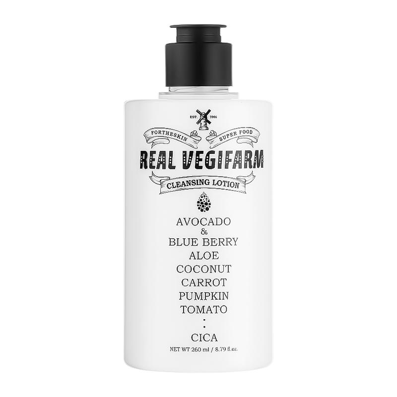 Лосьон очищающий Fortheskin Super Food Real Vegifarm Cleansing Lotion 260 мл (8809598150669)