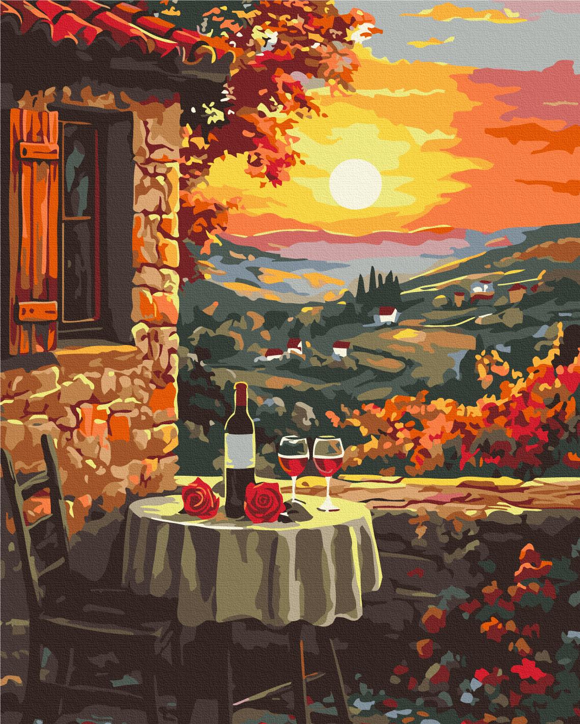 Картина по номерам Brushme Романтический закат 40x50 см (BS54400)