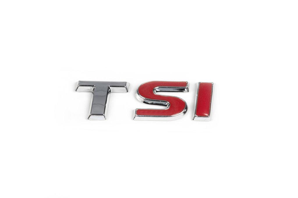 Надпись TSI T-хром SI-красные Davs Auto для Volkswagen Scirocco abs-пластик Хром