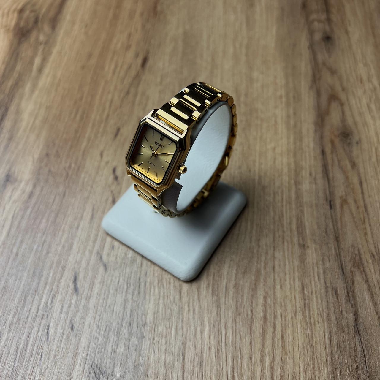 Годинник жіночий металевий Skmei Золотистий (z067-3) - фото 3 Годинник жіночий металевий Skmei Золотистий (z067-3) - фото 3