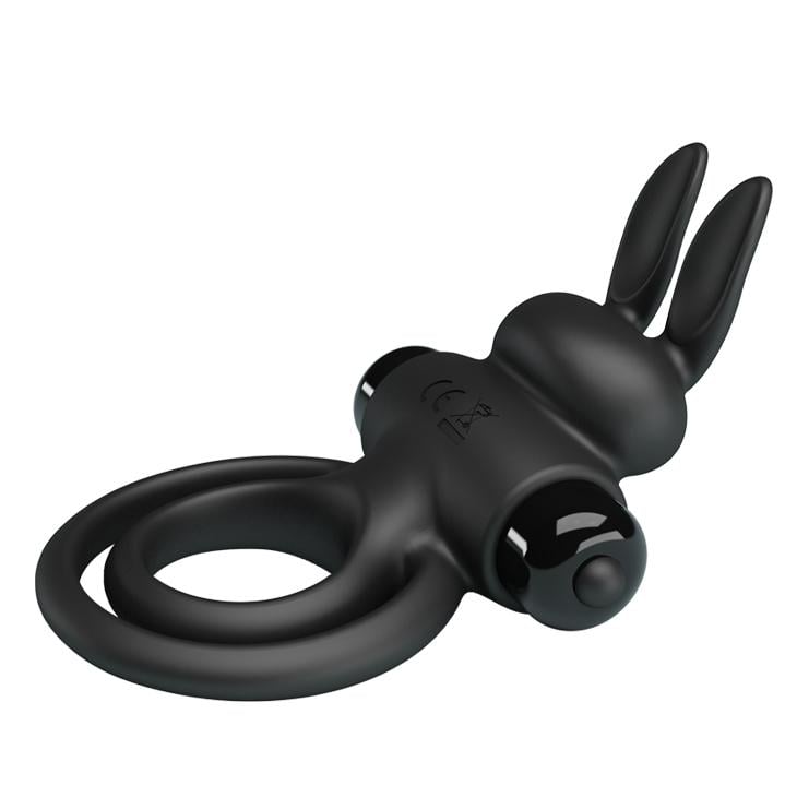 Эрекционное кольцо Pretty Love Vibrant Penis Ring III Black