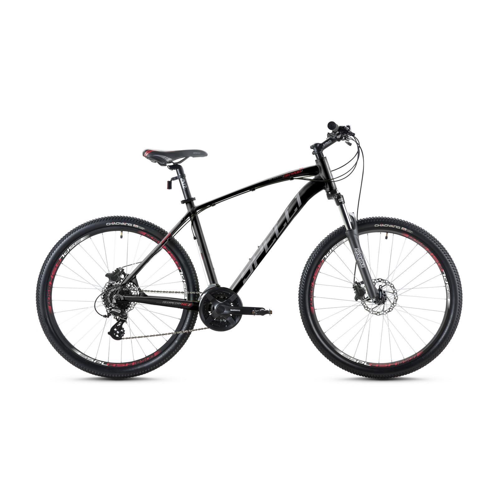 Велосипед Spelli SX-4700 29ER 21" Чорно-Сірий/Червоний (SPL-828M121-BLK/GRAY&RWD-S-23)