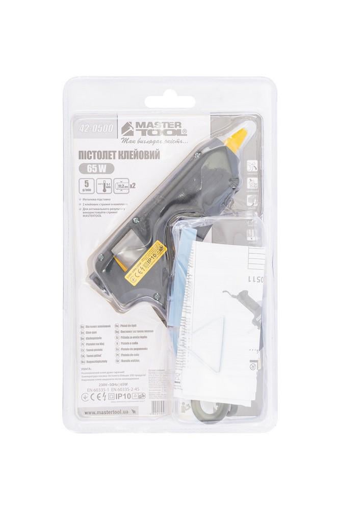 Пістолет клейовий Mastertool 65 Вт 11,2 мм (42-0500) - фото 4 Пістолет клейовий Mastertool 65 Вт 11,2 мм (42-0500) - фото 4