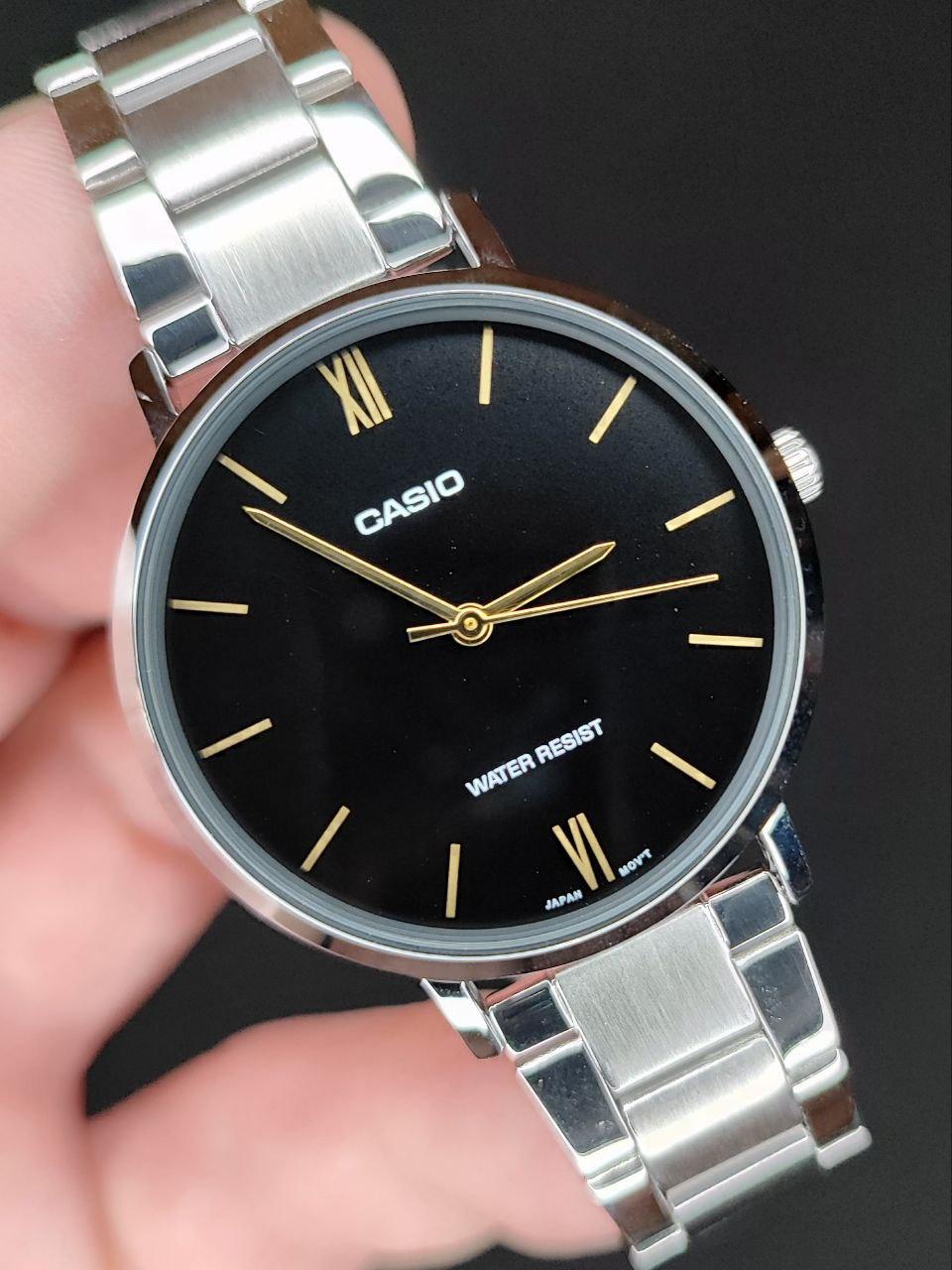 Наручные часы женские Casio LTP-VT01D-1B Lady Timeless Collection Черный (2708822534)