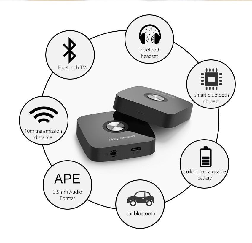 Беспроводной аудио приемник Ugreen Bluetooth 4.1 - фото 3