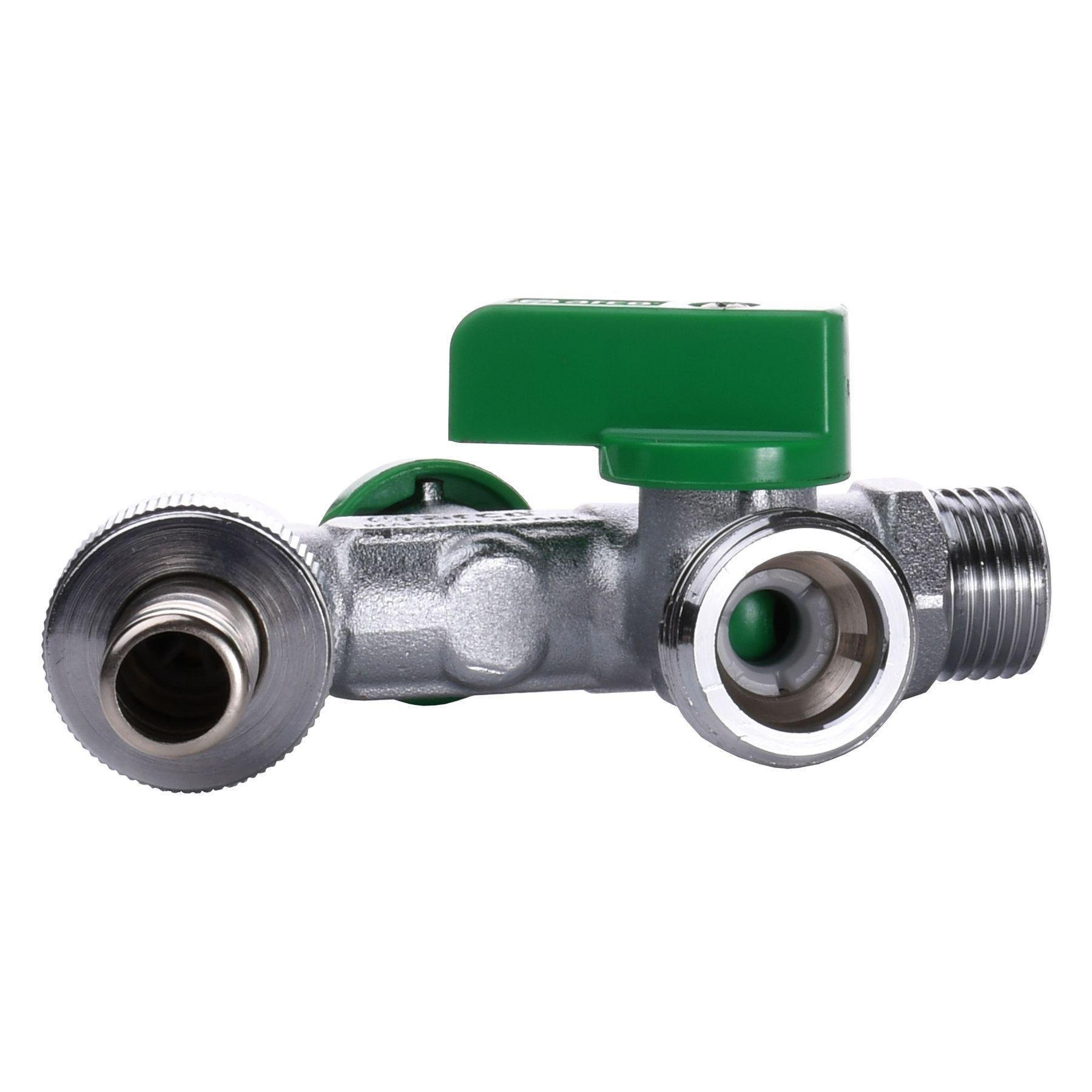 Кран кульовий для поливу подвійний Arco 00472 1/2″x3/4″x3/4″ (GSR-000013553) - фото 3