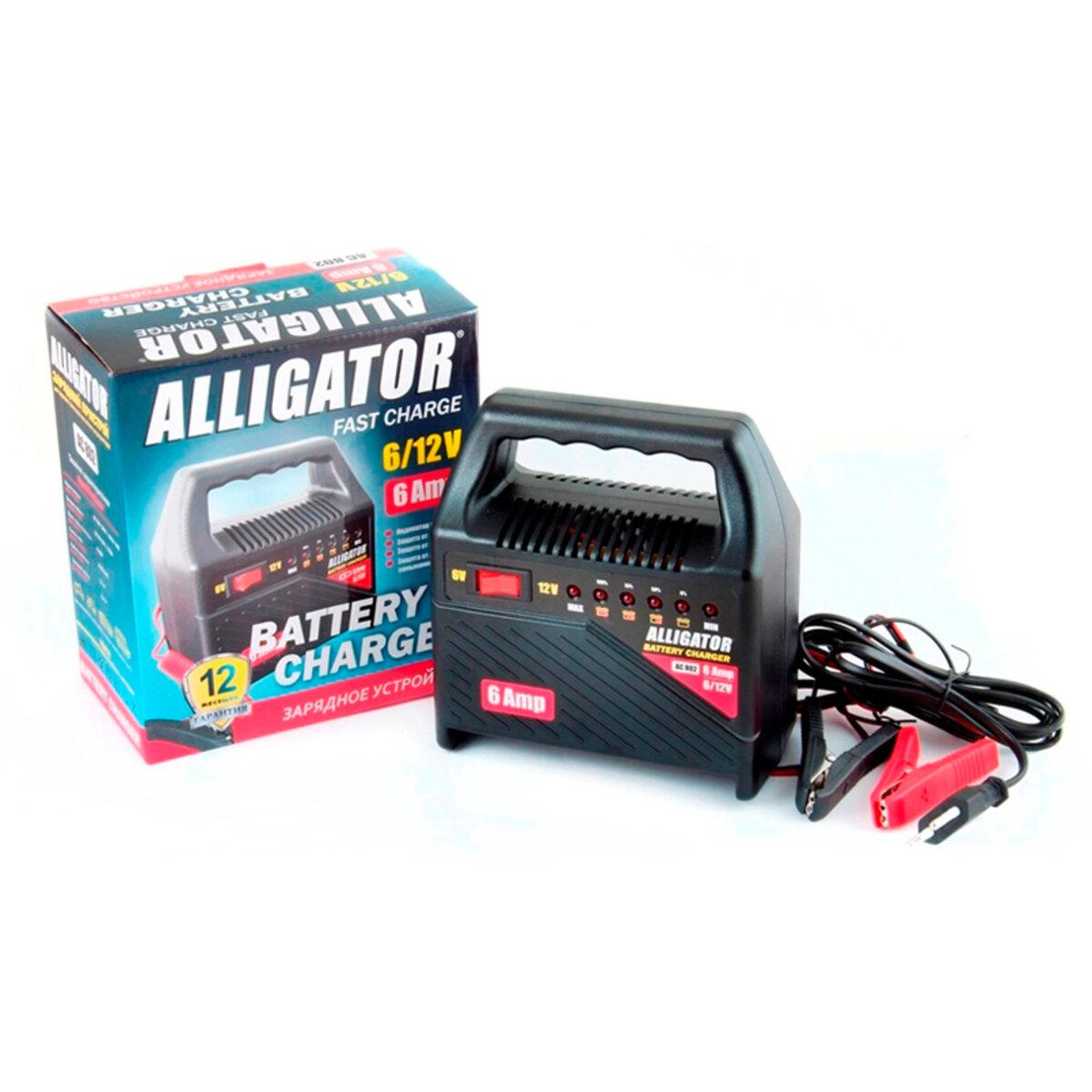 Зарядное устройство для автомобильных аккумуляторов Alligator-802 max MSG-80 Ah 6/12 V/6 А (00000157433) - фото 3